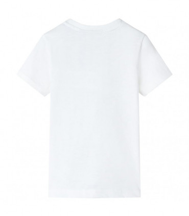 Kids' T-shirt Shark Print Ecru 104