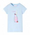 Kids' T-shirt Soft Blue 116