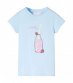Kids' T-shirt Soft Blue 128
