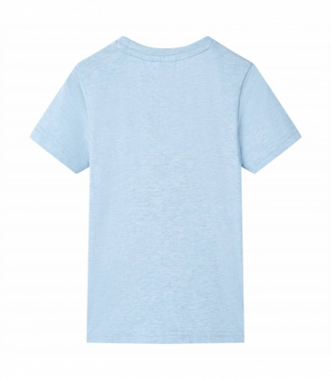 Kids' T-shirt Soft Blue Melange 104