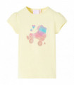 Kids' T-shirt Soft Yellow 140