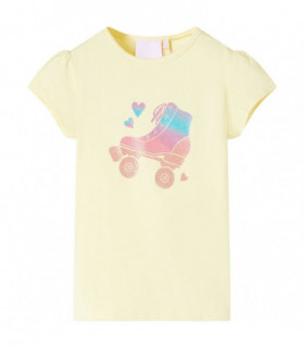 Kids' T-shirt Soft Yellow 92
