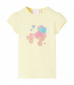 Kids' T-shirt Soft Yellow 92