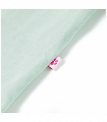 Kids' T-shirt with Cap Sleeves Light Mint 128