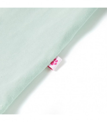 Kids' T-shirt with Cap Sleeves Light Mint 140
