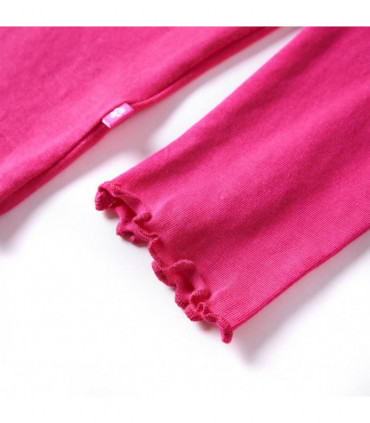 Kids' T-shirt with Long Sleeves Bright Pink 104