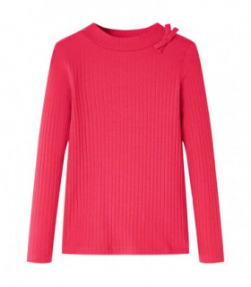 Kids' T-shirt with Long Sleeves Bright Pink 104