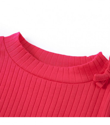 Kids' T-shirt with Long Sleeves Bright Pink 104