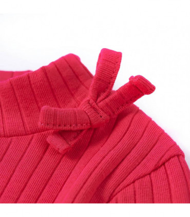 Kids' T-shirt with Long Sleeves Bright Pink 104