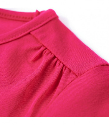 Kids' T-shirt with Long Sleeves Bright Pink 116