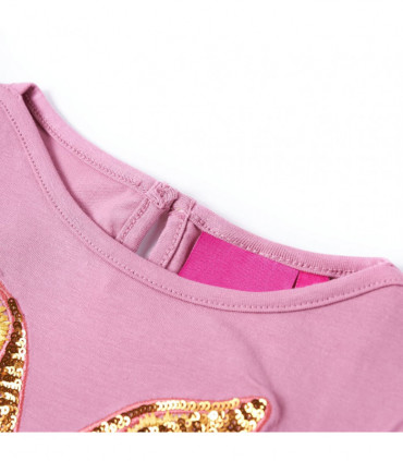 Kids' T-shirt with Long Sleeves Burnt Pink 104