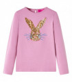 Kids' T-shirt with Long Sleeves Burnt Pink 116