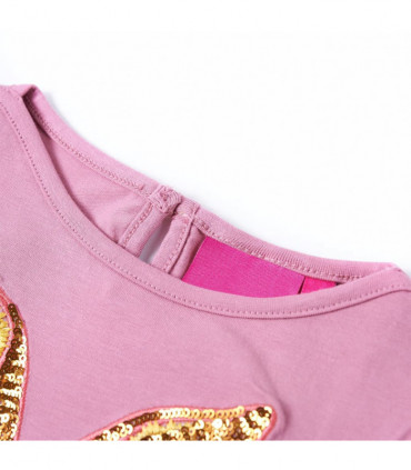 Kids' T-shirt with Long Sleeves Burnt Pink 116