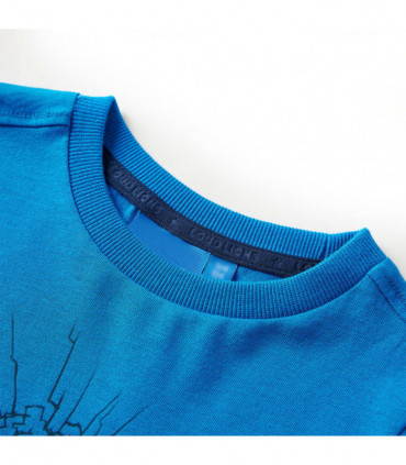 Kids' T-shirt with Long Sleeves Cobalt Blue 116
