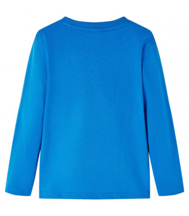 Kids' T-shirt with Long Sleeves Cobalt Blue 128