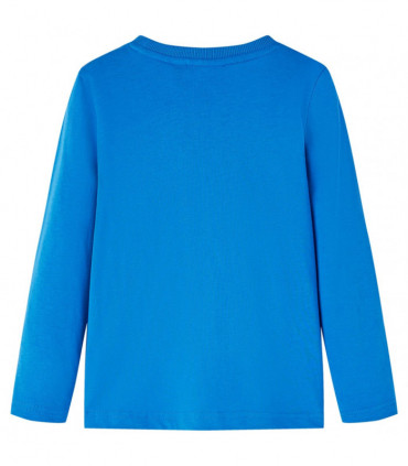 Kids' T-shirt with Long Sleeves Cobalt Blue 128