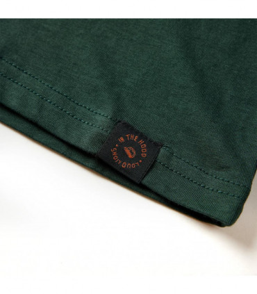 Kids' T-shirt with Long Sleeves Dark Green 116