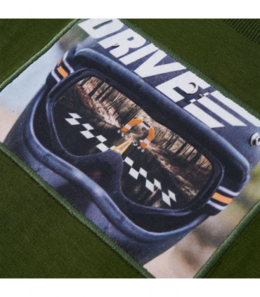 Kids' T-shirt with Long Sleeves Dark Khaki 116