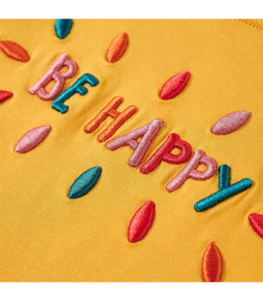 Kids' T-shirt with Long Sleeves Dark Ochre 104