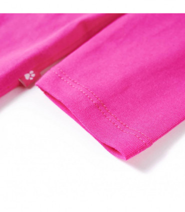 Kids' T-shirt with Long Sleeves Dark Pink 128
