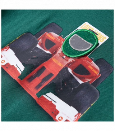 Kids' T-shirt with Long Sleeves Green 128