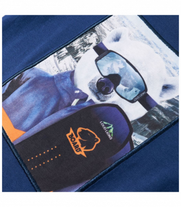 Kids' T-shirt with Long Sleeves Jeans Blue 92