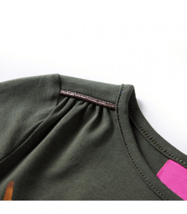 Kids' T-shirt with Long Sleeves Khaki 104