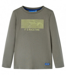 Kids' T-shirt with Long Sleeves Khaki 104