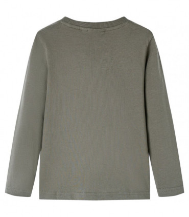 Kids' T-shirt with Long Sleeves Khaki 104