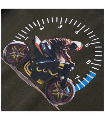 Kids' T-shirt with Long Sleeves Khaki 128