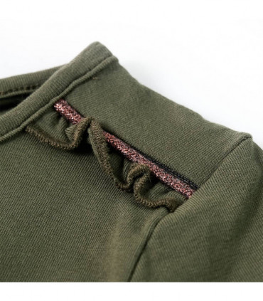 Kids' T-shirt with Long Sleeves Khaki 140