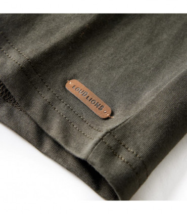 Kids' T-shirt with Long Sleeves Khaki 92