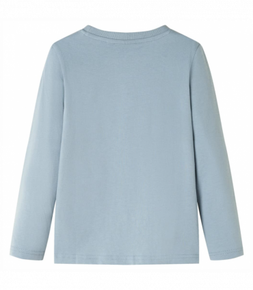 Kids' T-shirt with Long Sleeves Light Blue 128