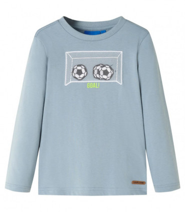 Kids' T-shirt with Long Sleeves Light Blue 92