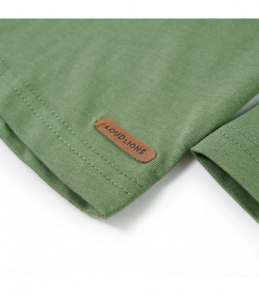Kids' T-shirt with Long Sleeves Light Khaki 104
