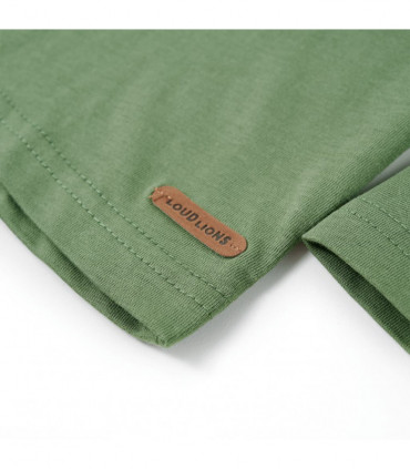 Kids' T-shirt with Long Sleeves Light Khaki 128