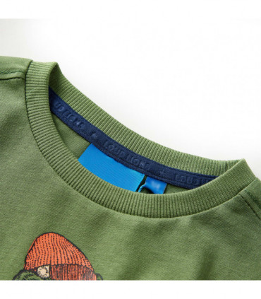 Kids' T-shirt with Long Sleeves Light Khaki 128