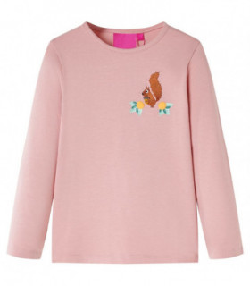 Kids' T-shirt with Long Sleeves Light Pink 104