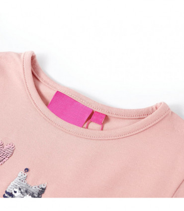 Kids' T-shirt with Long Sleeves Light Pink 104