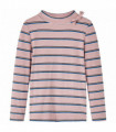 Kids' T-shirt with Long Sleeves Light Pink 140