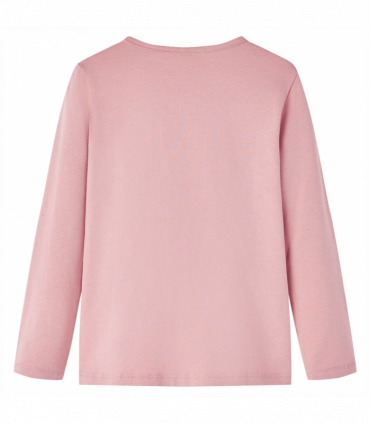 Kids' T-shirt with Long Sleeves Light Pink 92