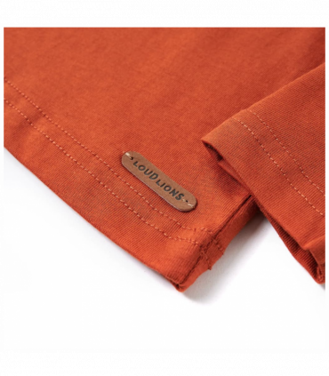 Kids' T-shirt with Long Sleeves Light Rust 104