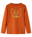 Kids' T-shirt with Long Sleeves Light Rust 116