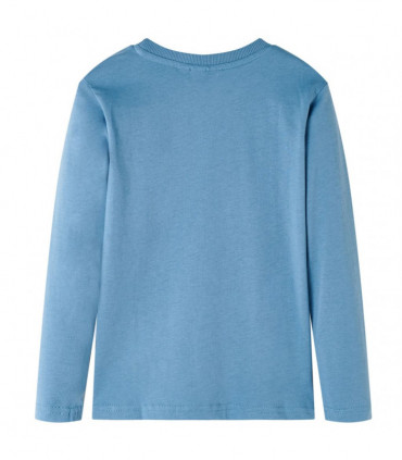 Kids' T-shirt with Long Sleeves Medium Blue 104