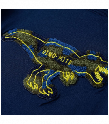 Kids' T-shirt with Long Sleeves Navy 116