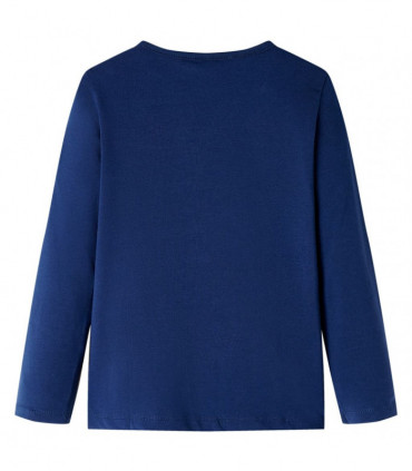 Kids' T-shirt with Long Sleeves Navy 92