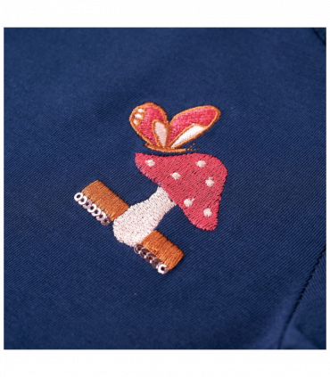 Kids' T-shirt with Long Sleeves Navy Blue 104