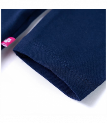 Kids' T-shirt with Long Sleeves Navy Blue 104