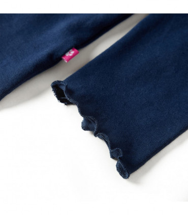 Kids' T-shirt with Long Sleeves Navy Blue 116