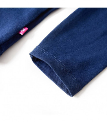 Kids' T-shirt with Long Sleeves Navy Blue 116